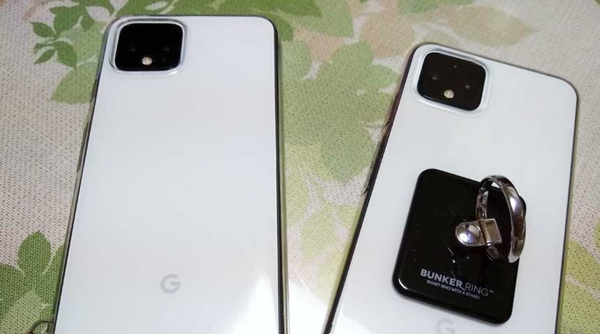 2台のGoogle Pixel 4